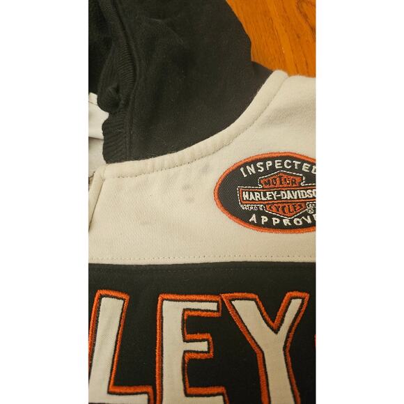 Harley Davidson - “Inspected & Approved” - Ladies Hoodie - Zipper/Pockets- XL - Picture 3 of 3